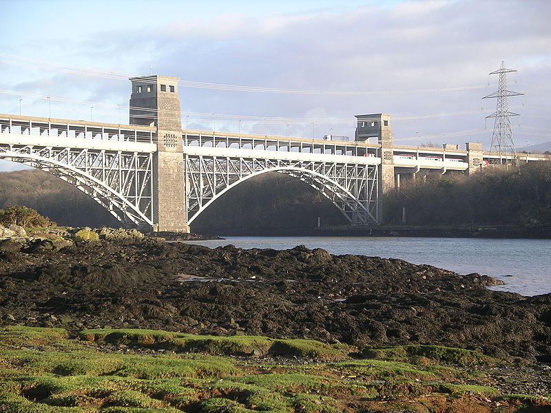 The iconic Britannia Bridge - taken from Wikipedia